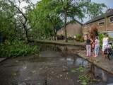 Noodweer na hitte in West-Brabant