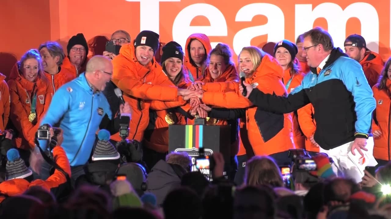 Beeld uit video: Olympische schaatsers kiezen mooiste moment van Spelen