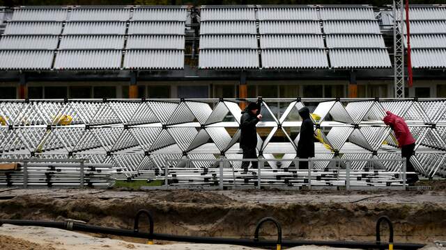 Op Vlieland staat een wateropslag die tientallen woningen gasvrij van warmte kan voorzien.