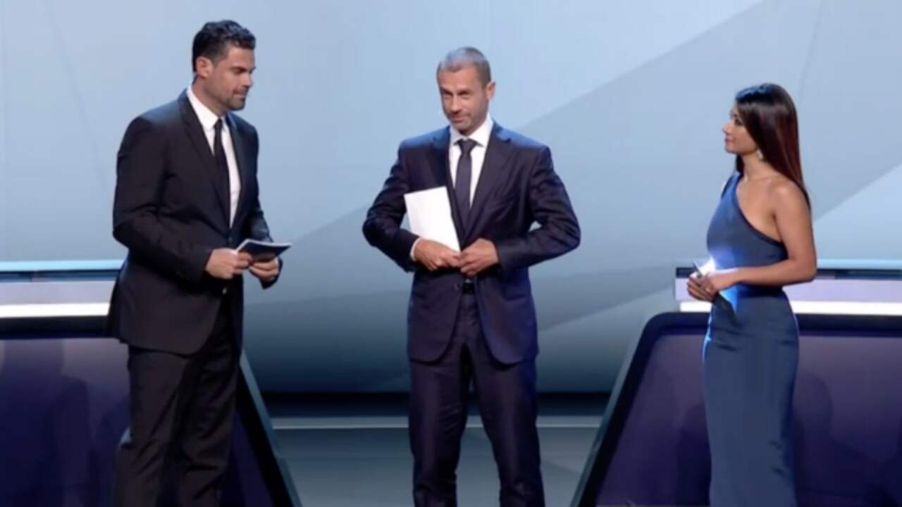 Beeld uit video: Live: UEFA maakt voetballer van het jaar bekend
