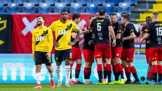 Teleurstelling bij NAC en vreugde bij Excelsior.