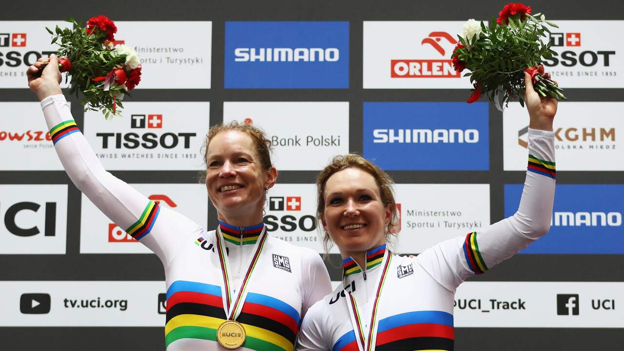 Kirsten Wild (links) en Amy Pieters (rechts).