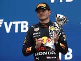 Verstappen 'supertevreden' met tweede plek GP Rusland