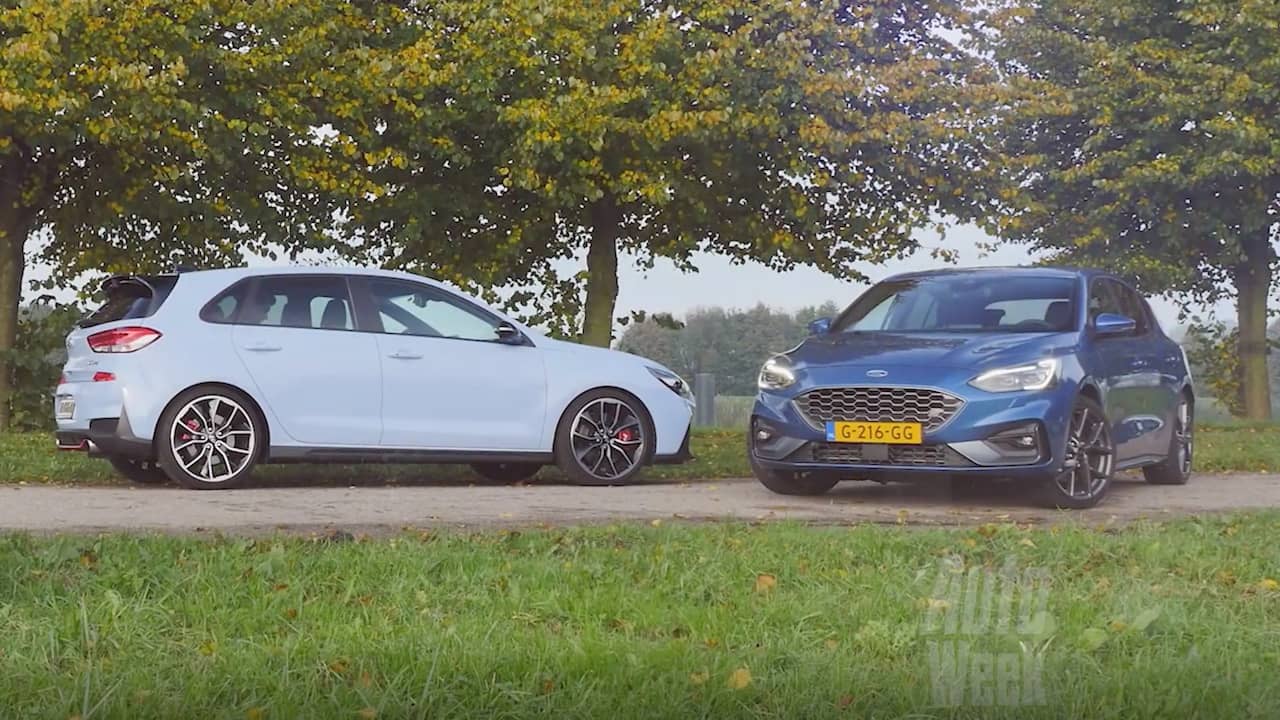 Eerste dubbeltest: Ford Focus ST tegen de Hyundai I30 N