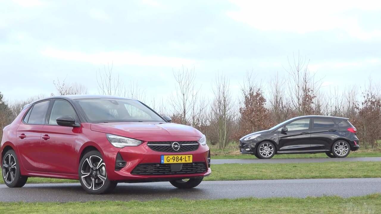 Eerste dubbeltest: Opel Corsa tegen de Ford Fiesta