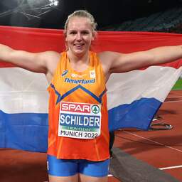 Schilder pakt in record als eerste Nederlandse ooit Europese titel kogelstoten