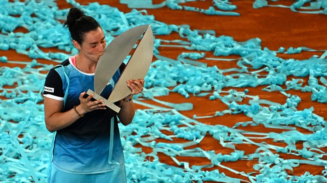 Ons Jabeur won in Madrid voor de tweede keer een WTA-toernooi.