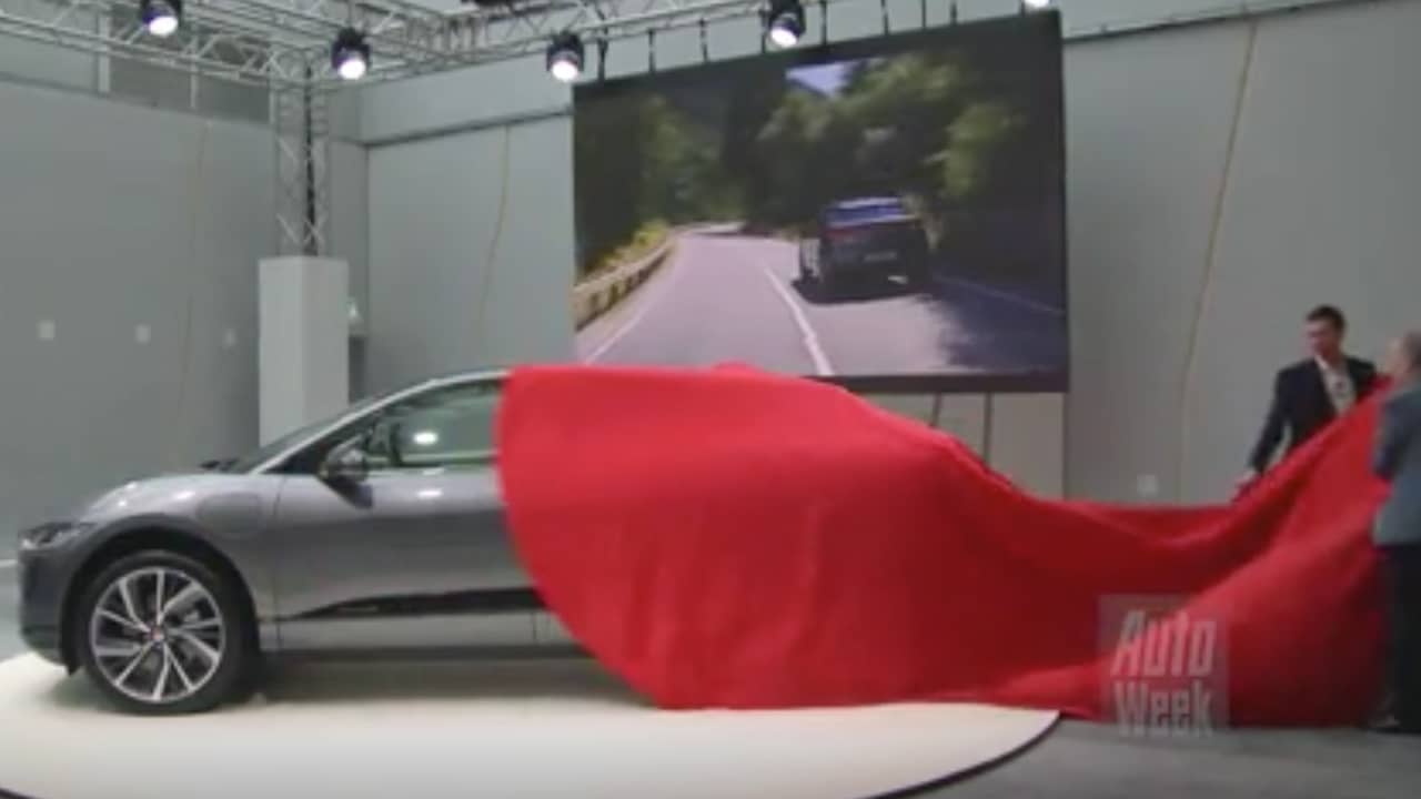 Beeld uit video: Volledig elektrische Jaguar I-Pace gepresenteerd