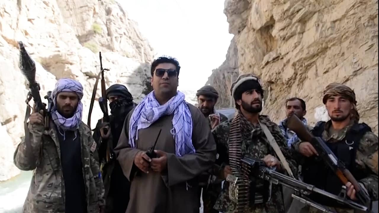 Beeld uit video: Anti-Taliban-vechters klaar om laatste vrije gebied te verdedigen
