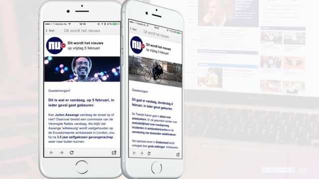 Meld je aan voor de ochtendnieuwsbrief van NU.nl