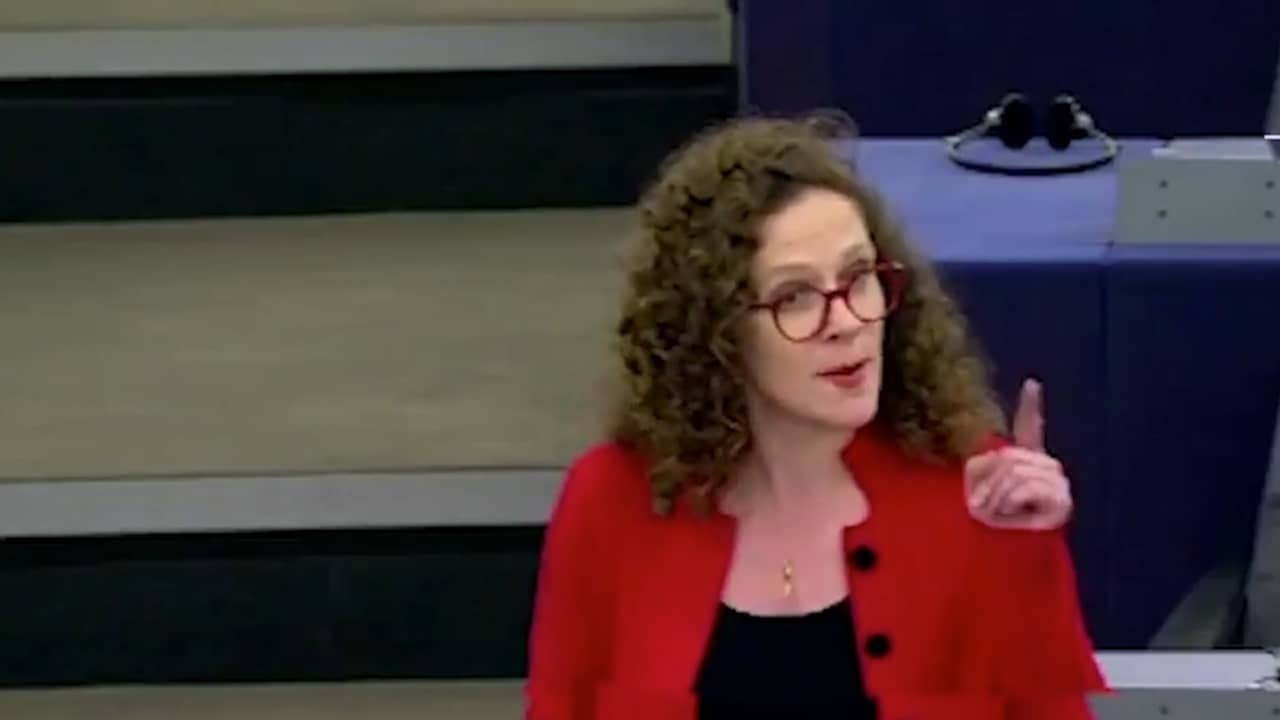 Beeld uit video: Nederlandse politica haalt fel uit naar eurocommissaris