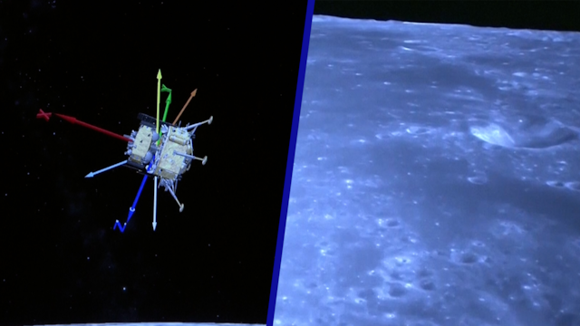 Chinese ruimtesonde landt op 'achterkant' van de maan