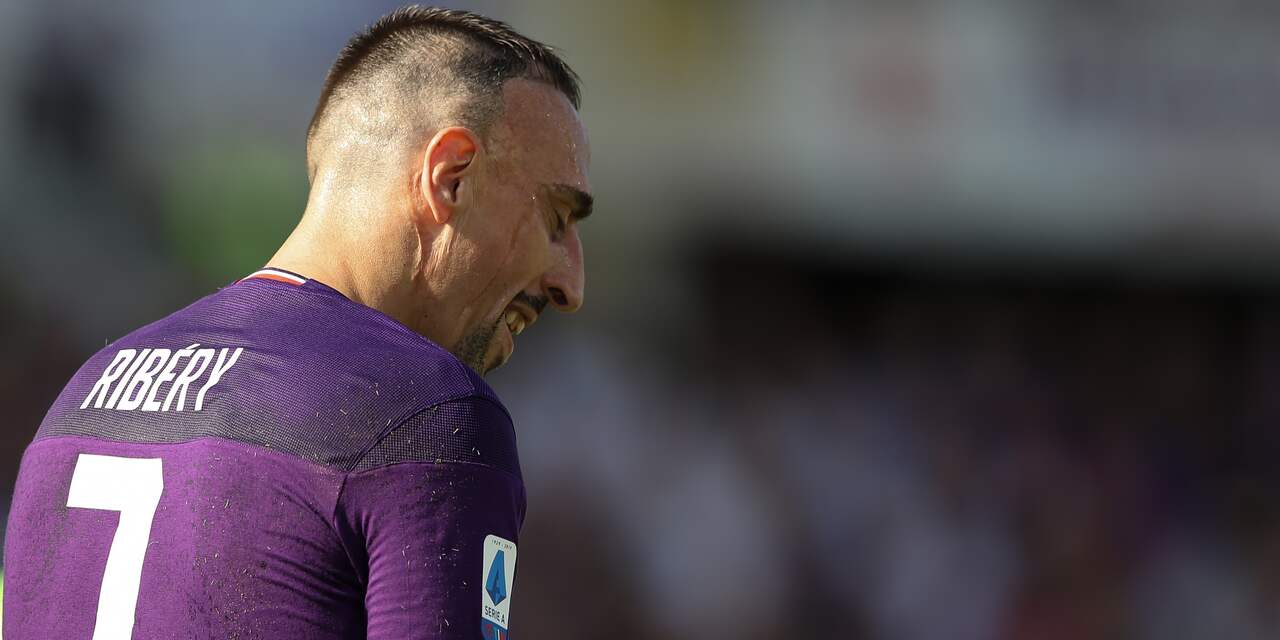 Drie duels schorsing Ribéry voor duwen grensrechter na Fiorentina-Lazio