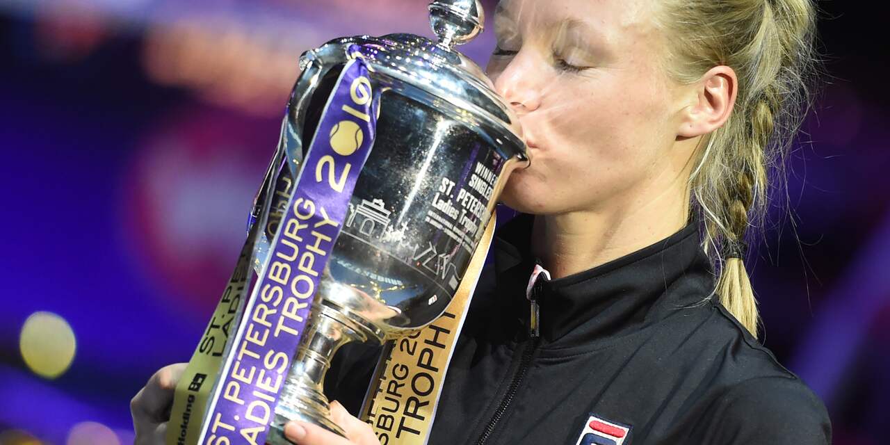 Bertens trots op getoonde veerkracht in finale WTA-toernooi Sint-Petersburg