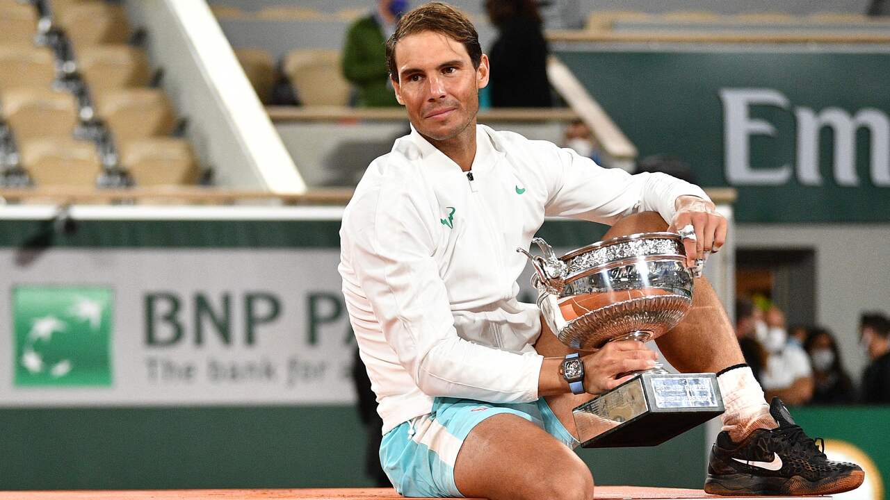 Rafael Nadal na zijn dertiende eindzege op Roland Garros.