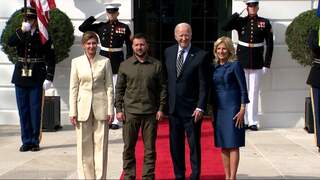 President Zelensky op bezoek bij Biden in het Witte Huis