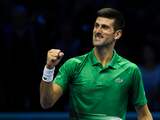 Djokovic overklast Rublev en voegt zich bij laatste vier op ATP Finals