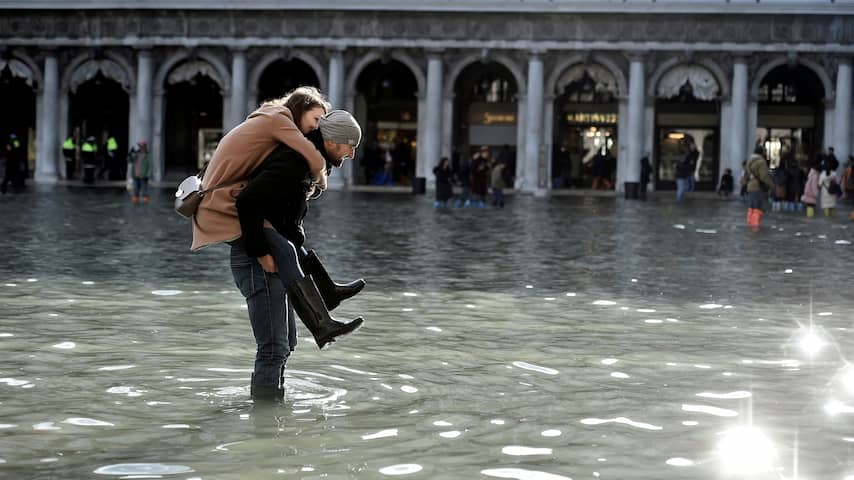 Italië kondigt noodtoestand in Venetië af vanwege overstroming