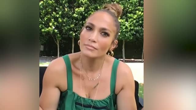 Beeld uit video: Jennifer Lopez ontkent geruchten relatiebreuk
