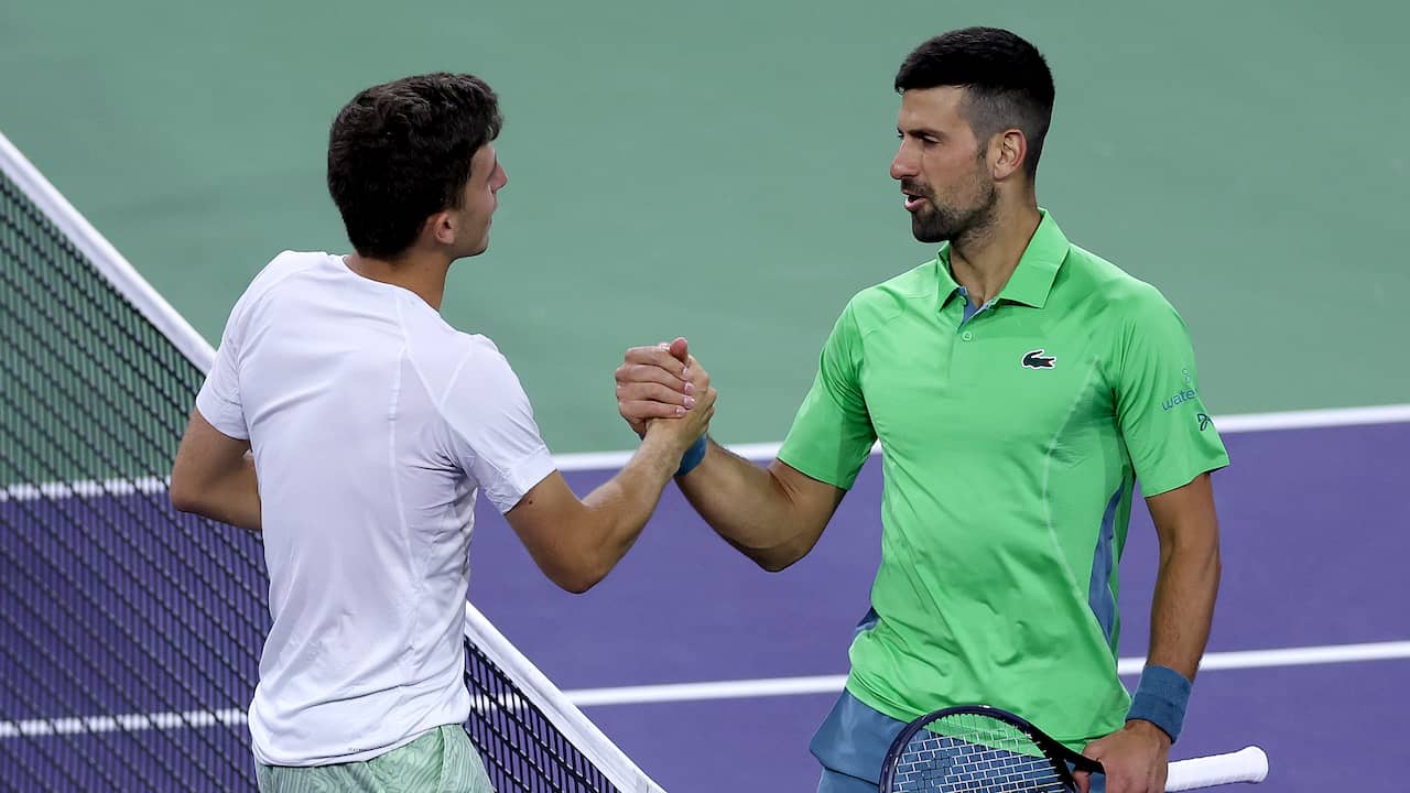 Djokovic verrassend uitgeschakeld op Indian Wells door twintigjarige