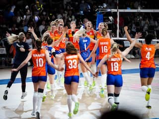 Nederlandse volleybalsters verzekeren zich tegen Zuid-Korea van olympisch ticket