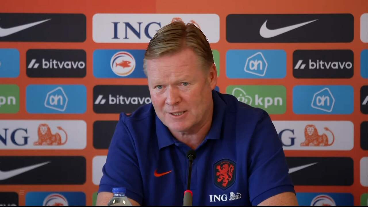 Image from video: Koeman reveals opponent for practice match in March