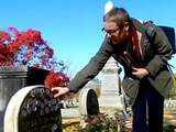 Amerikaanse kiezers laten massaal stickers achter bij graf Susan B. Anthony