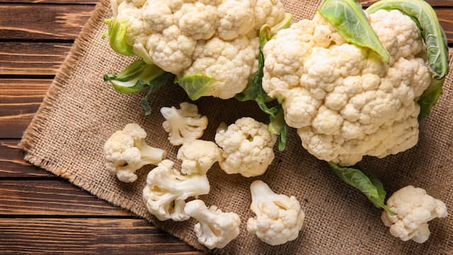 Bloemkool: van eentje kun je meerdere dagen eten.