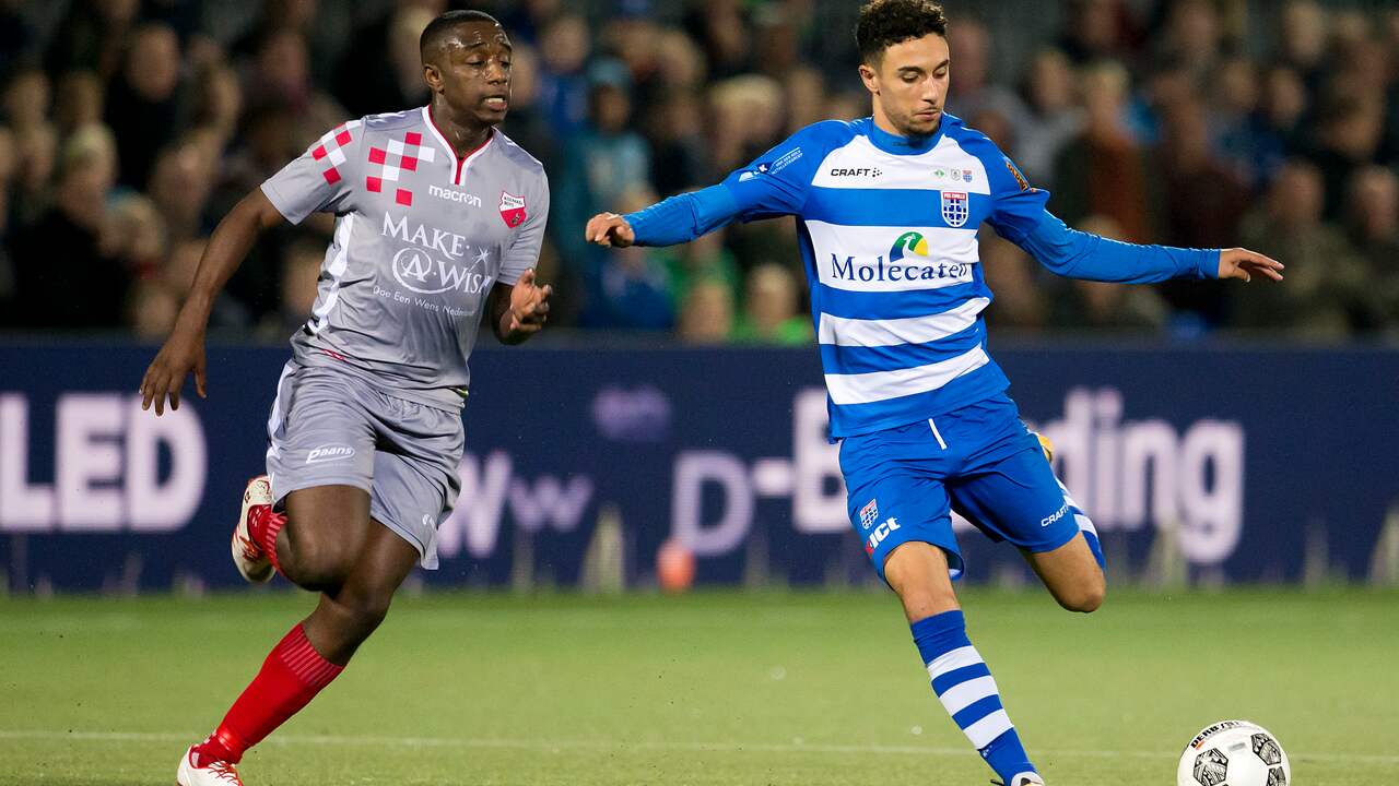 Beeld uit video: Samenvatting PEC Zwolle-Kozakken Boys (3-2)