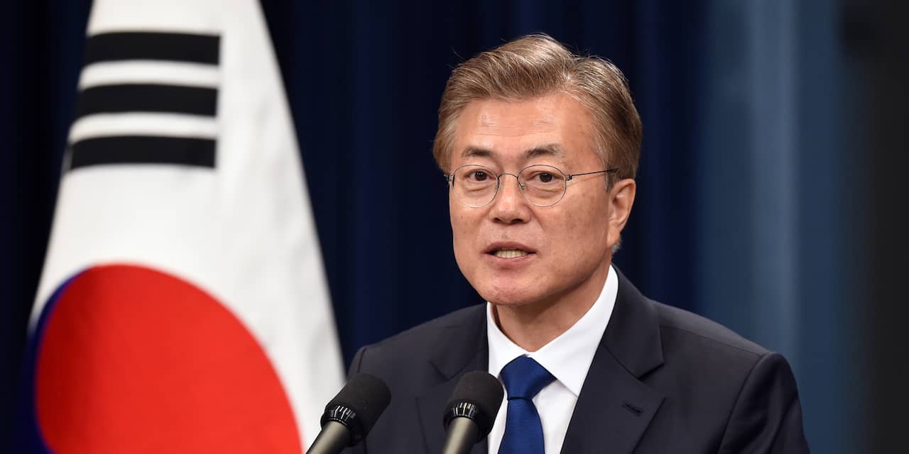 Zuid-Koreaanse president Moon staat open voor betere relatie met Noord-Korea