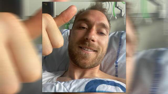 De foto van Christian Eriksen op Instagram.