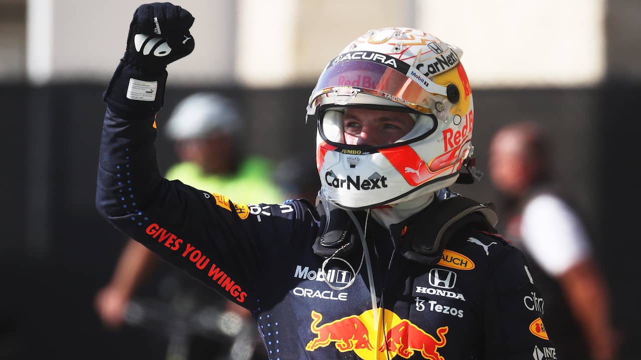 Max Verstappen boekte in Austin zijn achtste overwinning van het seizoen.