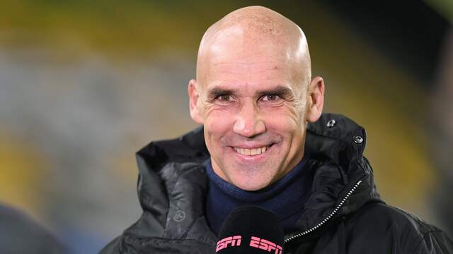 Trainer Thomas Letsch heeft alle reden tot lachen bij Vitesse.