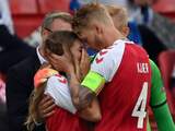 Kjaer krijgt veel lof voor heldhaftig optreden na in elkaar zakken Eriksen