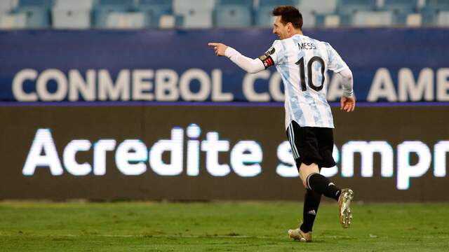 Aanvoerder Lionel Messi is met Argentinië momenteel actief op de Copa América.