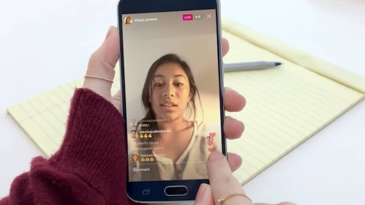Live-video en verdwijnende boodschappen op Instagram