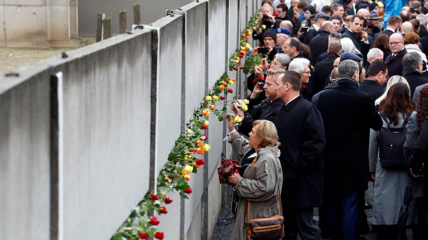 Duitsland herdenkt val van Berlijnse Muur in 1989