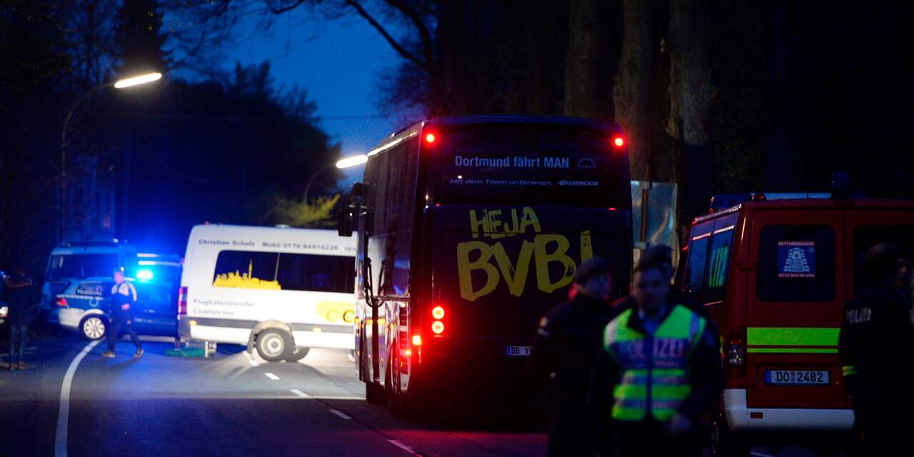 Explosies bij spelersbus Dortmund waren gerichte aanval