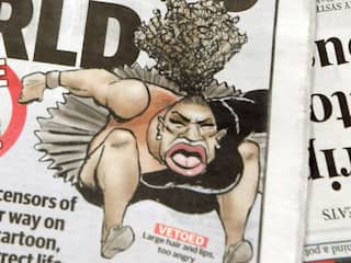 Herald Sun plaatst 'racistische spotprent' Serena Williams opnieuw