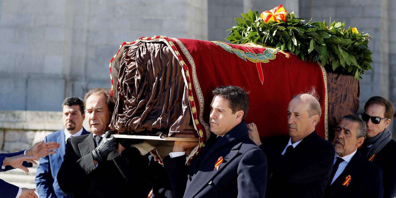 Spaanse dictator Franco herbegraven na ophef over rustplaats