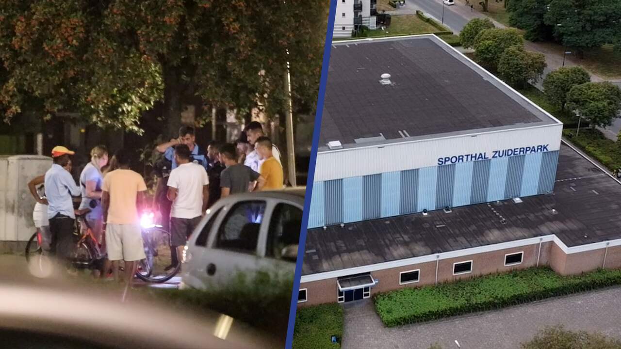 Beeld uit video: Deze sporthallen in Apeldoorn vangen 150 asielzoekers op
