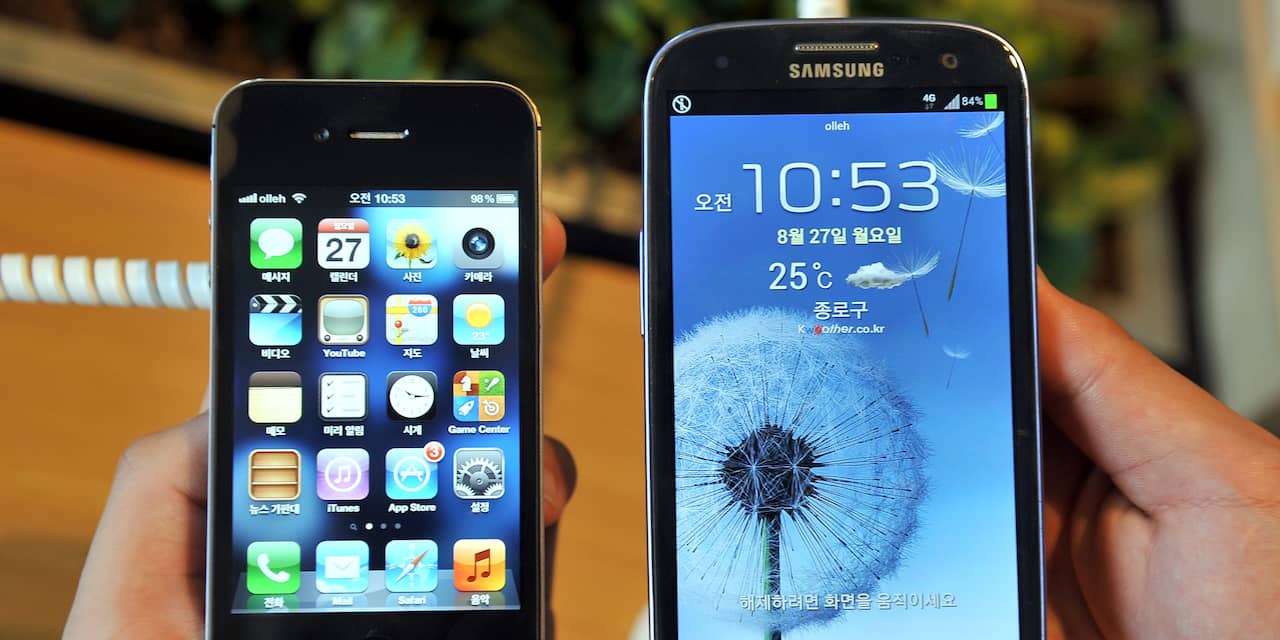 Langlopende patentzaak tussen Apple en Samsung moet opnieuw