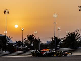 Max Verstappen tijdens Formule 1-testdagen Bahrein