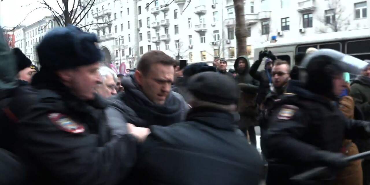 Russische oppositieleider weer vrij na arrestatie tijdens demonstratie