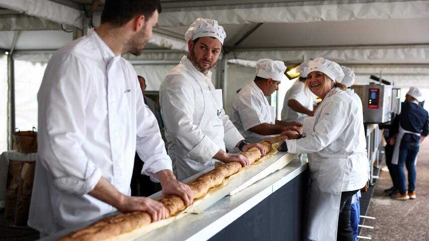 Wereldrecord voor langste stokbrood na vijf jaar weer in Franse handen