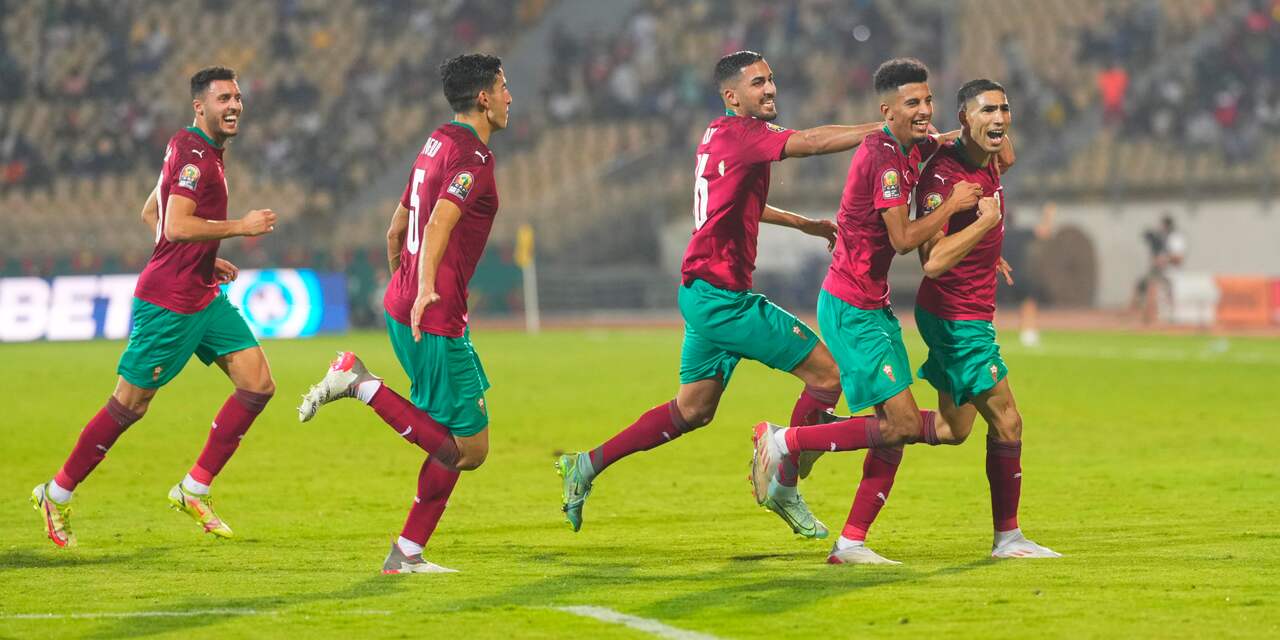 Marokko dankzij prachtgoal Hakimi naar kwartfinale Afrika Cup, ook Senegal wint