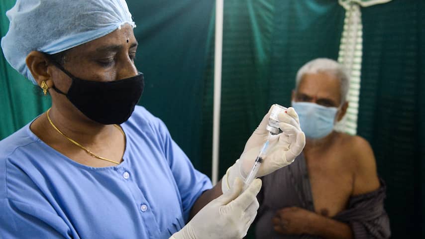 India boekt vaccinatierecord met 7,8 miljoen prikken op een dag