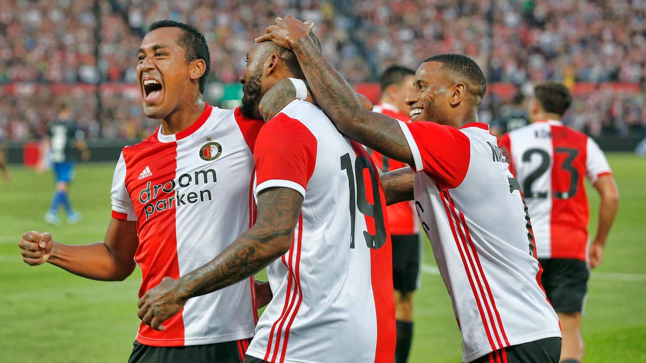 Beeld uit video: Bekijk de hoogtepunten van Feyenoord-Hapoel Be'er Sheva (3-0)