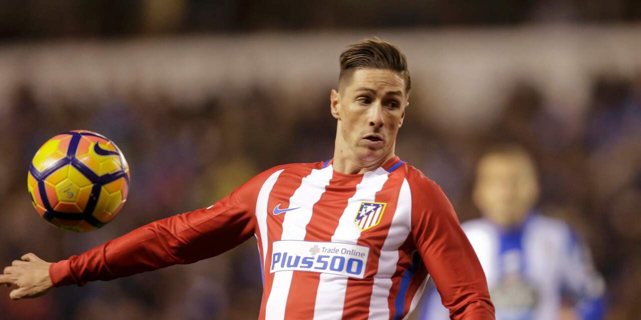 Atletico-spits Torres verlaat ziekenhuis na harde botsing