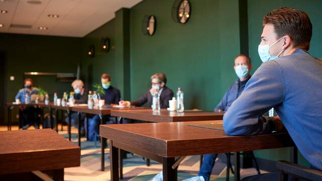 Dylan Groenewegen sprak dinsdag met journalisten over zijn terugkeer.
